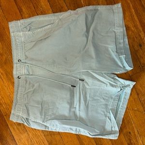 Drawstring Shorts | Turquoise/Blue | American Eagle | Small